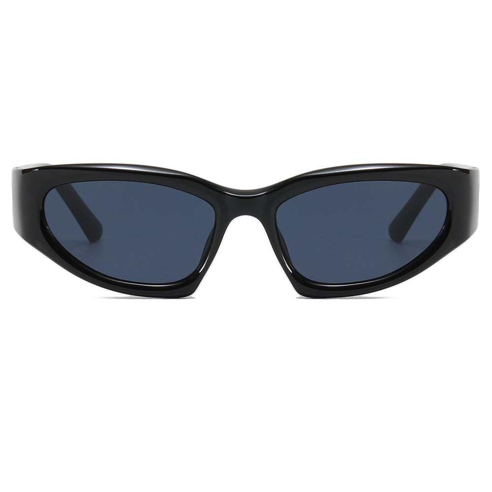 Retro Y2K Oval Outdoor Cycling Sporty Sunglasses