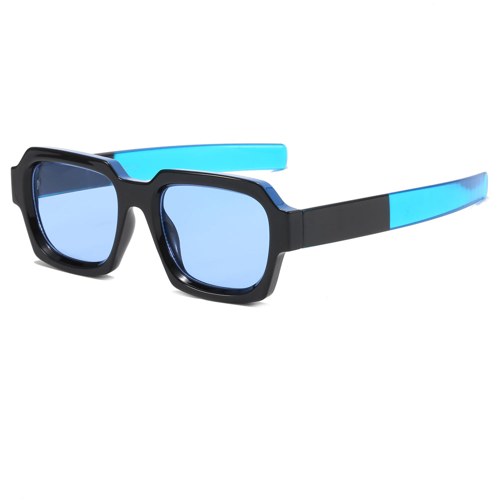 Retro Square Street Shot Tinted Sunglasses