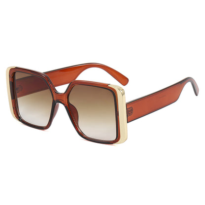 Square Gradient Shades oversized Sunglasses