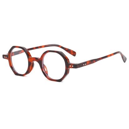 Vintage Women Small Hexagon Shaped UV400 Sunglasses