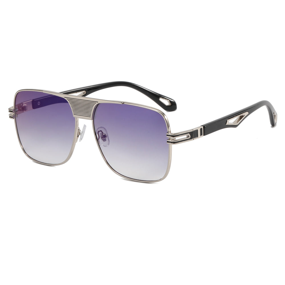 Square Flat Top Men Shades Sunglasses