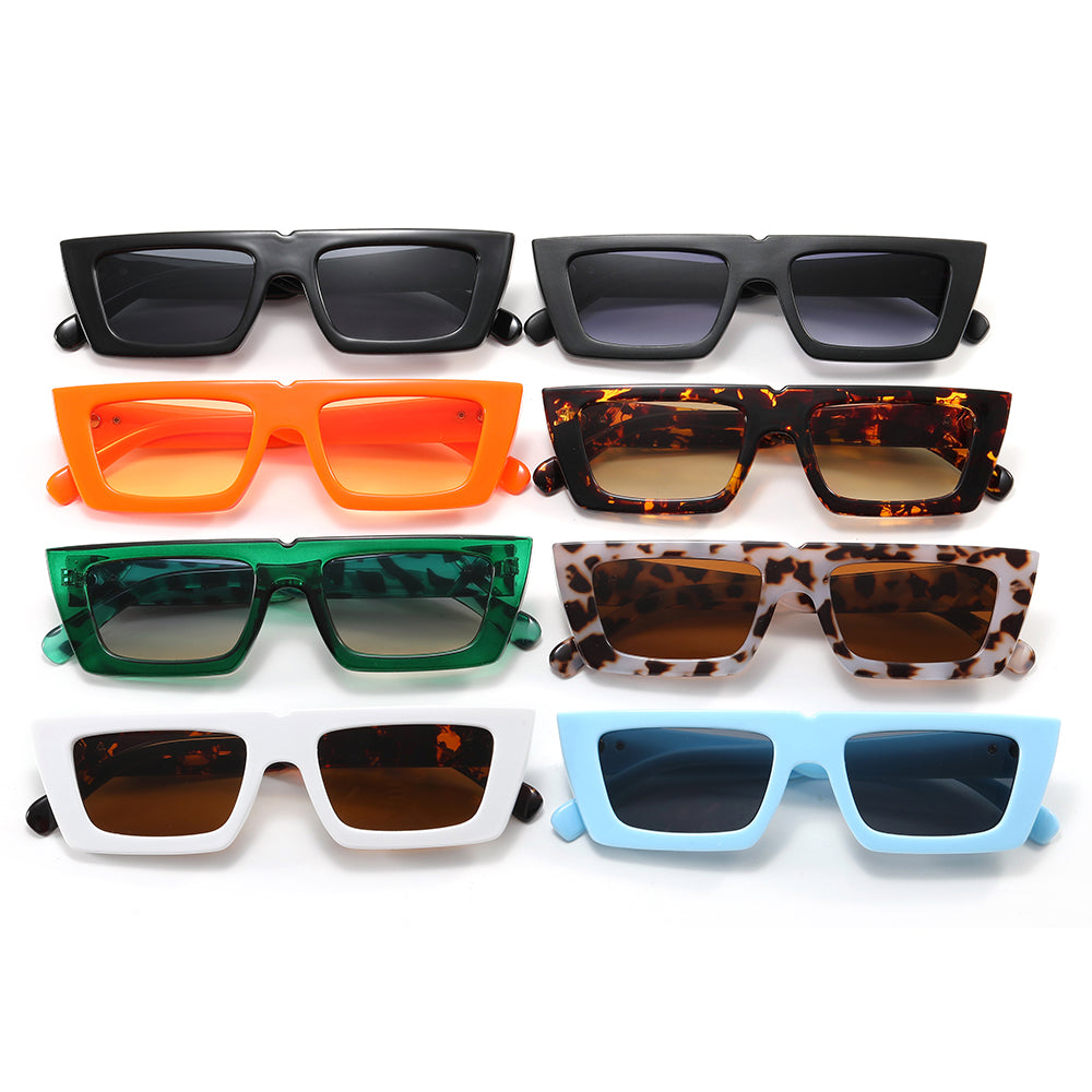 Fashion Flat Top Rectangle Sunglasses