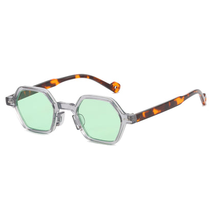 Women Small Hexagon Shaped Sunglasses