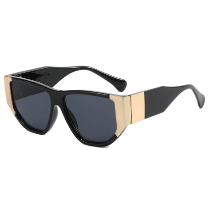 Oversized Luxury Flat Top Sunglasses