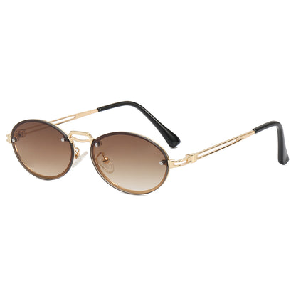 Metal Frame Round Shades Sunglasses