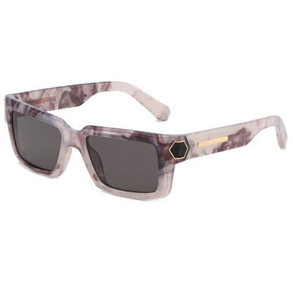 Classic Rectangle Thick Shades Sunglasses