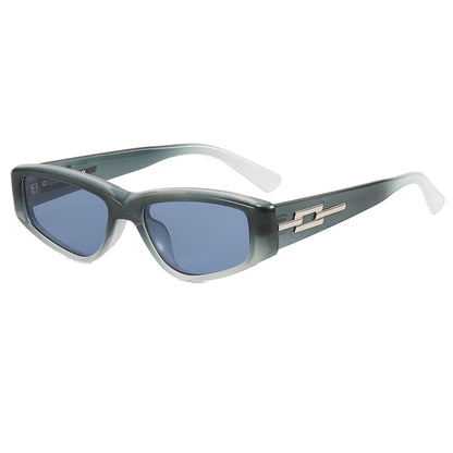 Women Rectangle Shades Sunglasses