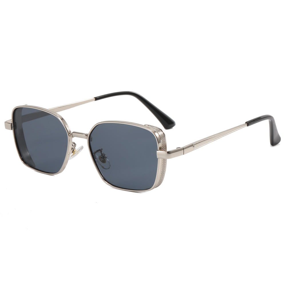 Small Rectangle Metal Frame Sunglasses