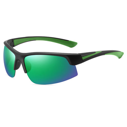 Lightweight Half Frame Sports Polarized Sunglasses