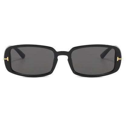 Women Thin Small Rectangular Sunglasses