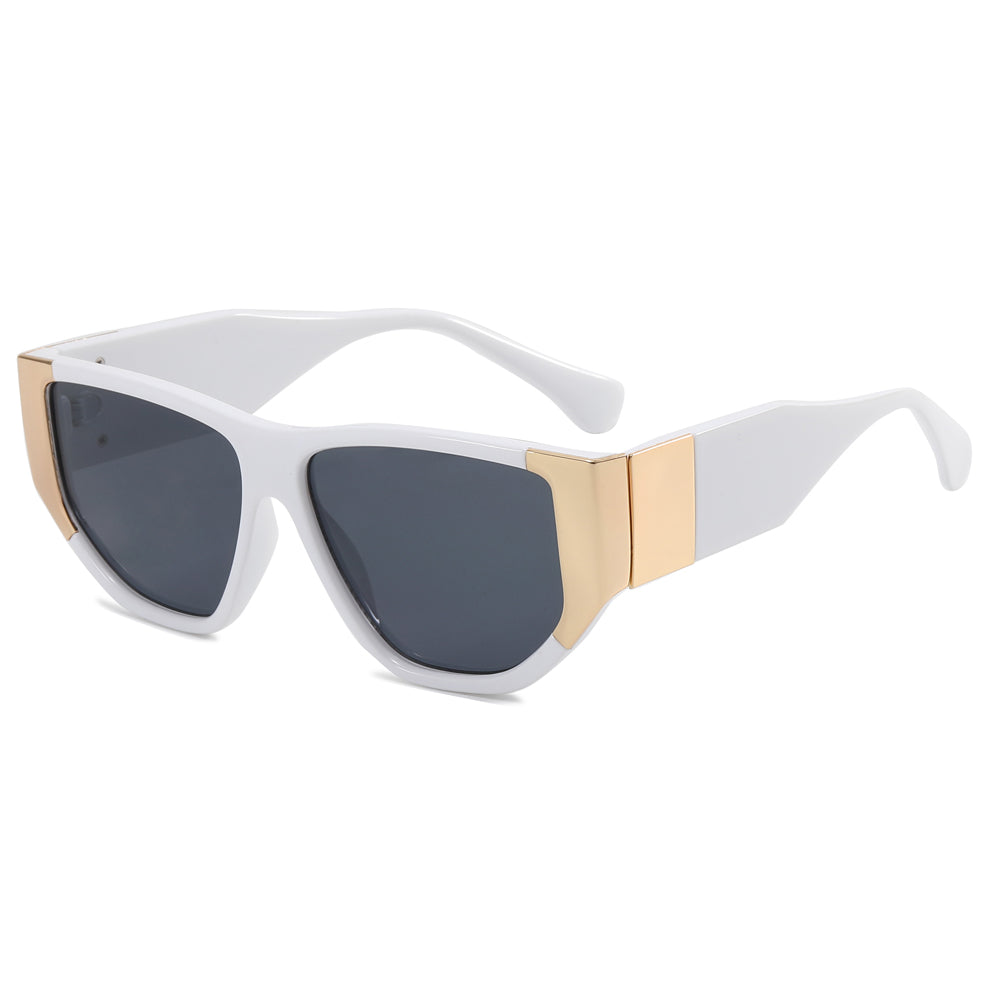 Oversized Luxury Flat Top Sunglasses