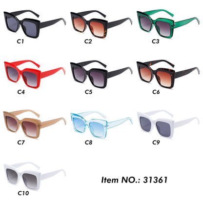 Retro Cat Eye Square Women UV400 Protection Sunglasses