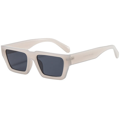 Women Rectangle Trendy Cateye Sunglasses