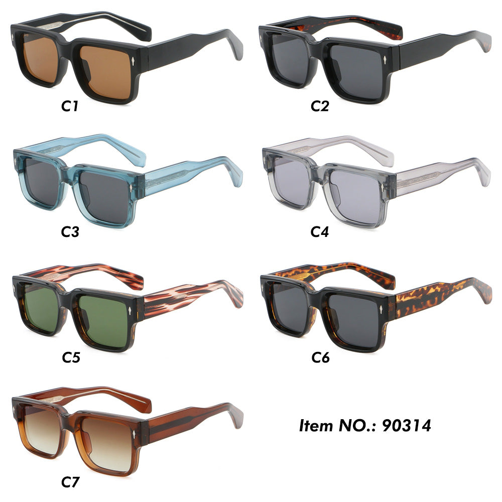 Chunky Frame Square Shades Sunglasses