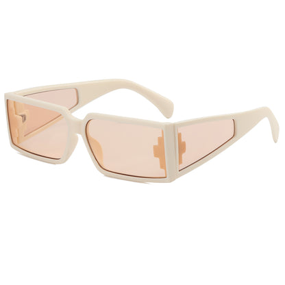 Y2K Tinted Rectangle Shades Sunglasses