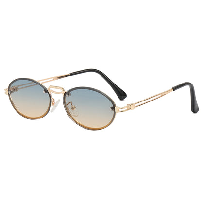 Metal Frame Round Shades Sunglasses