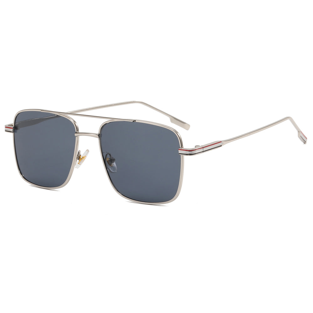 Fashion Metal Frame Gradient Shades Sunglasses