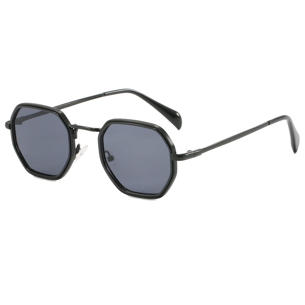 Polygon Classic Luxury Shades Metal Frame Sunglasses