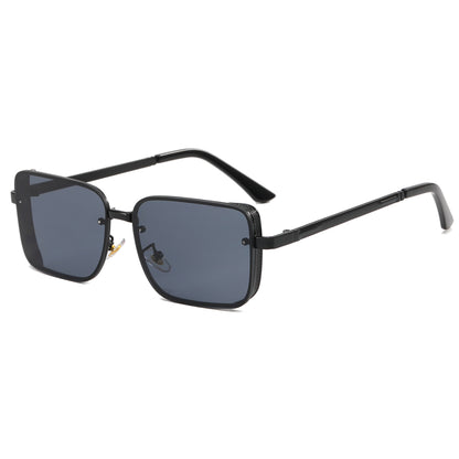 Small Rectangle Metal Frame Sunglasses