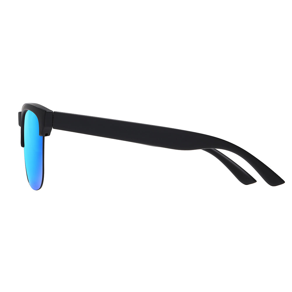 Polarized semi-rimless lifestyle Sunglasses