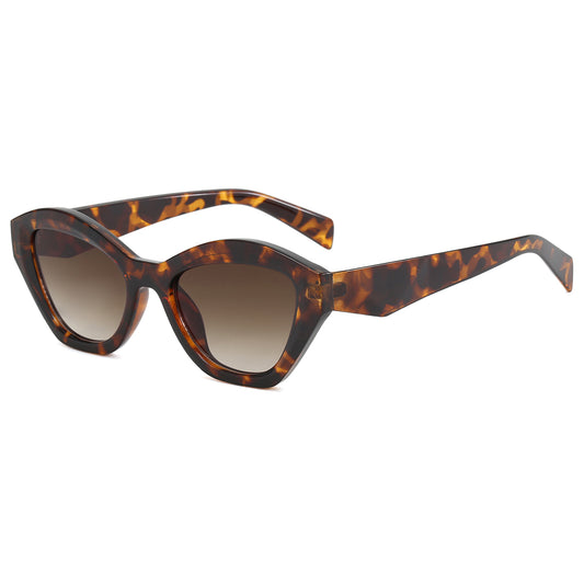 Cat Eye Women Irregular Polygonal Sunglasses