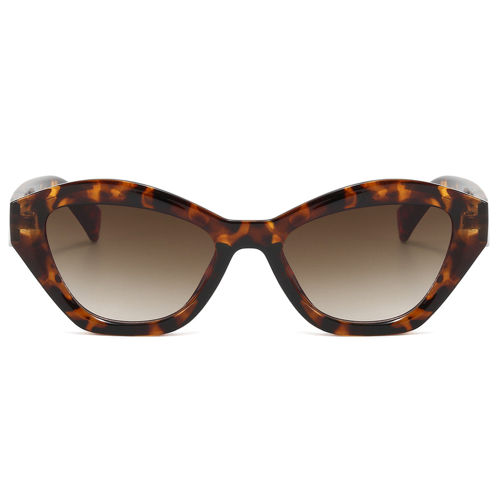 Cat Eye Women Irregular Polygonal Sunglasses