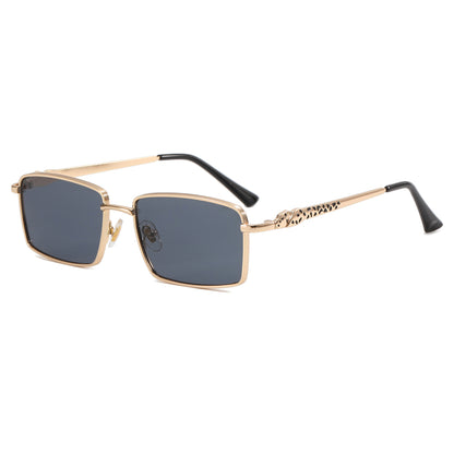 Small Rectangle Metal Frame Sunglasses