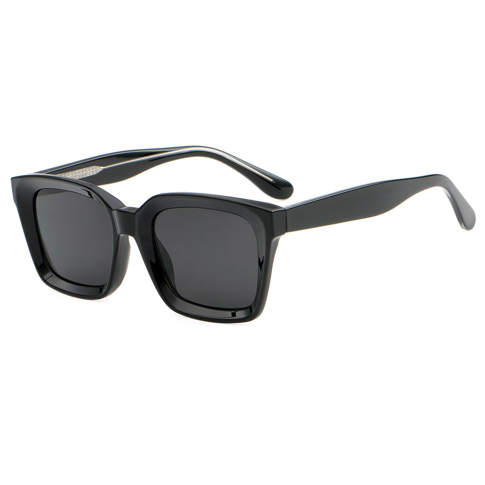 Classic Oversized Thick Square Gradient Sunglasses