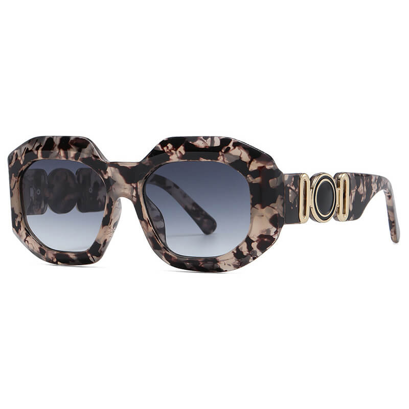 Fashion Oversize Octangle Sunglasses