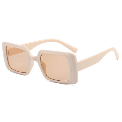 Oversize Rectangle Men Women Sunglasses