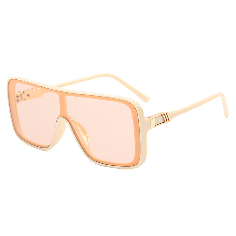 Flat Top Oversized Shades Sunglasses