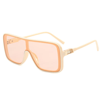 Flat Top Oversized Shades Sunglasses