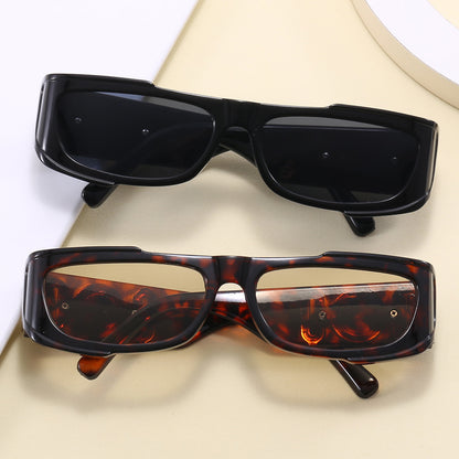 Luxury Vintage Retro Flat Top Rectangle Sunglasses