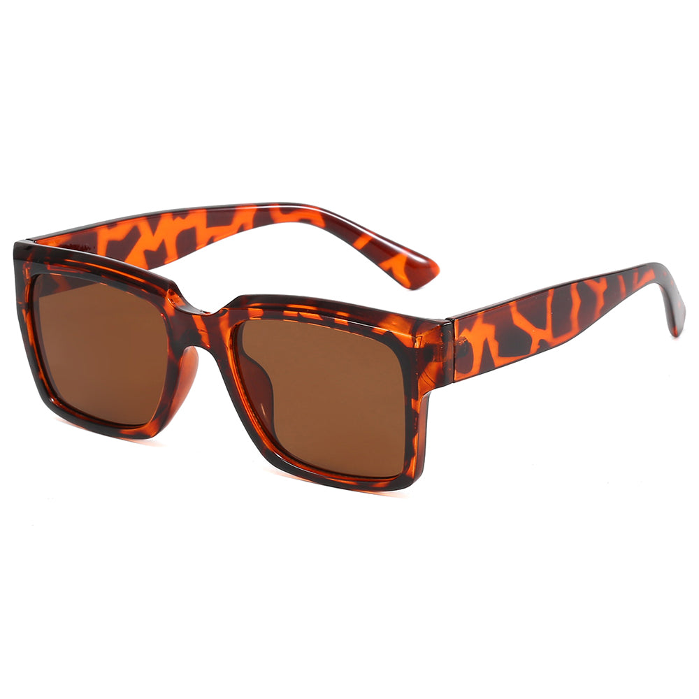 Oversized Modern Square Gradient Shades Sunglasses