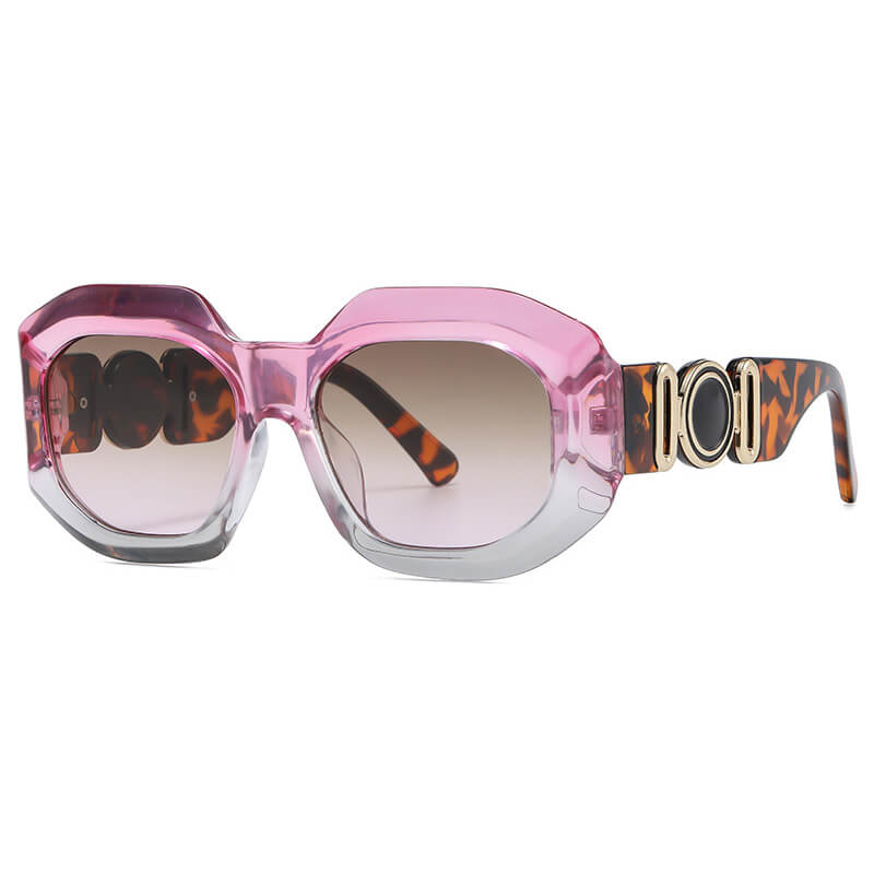 Fashion Oversize Octangle Sunglasses