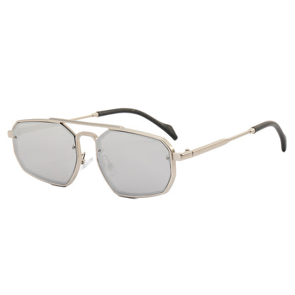 Metal Frame UV400 Gradient Shades Sunglasses