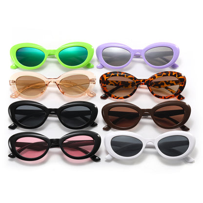 Retro Goggles Triangle Cat Eye Sunglasses