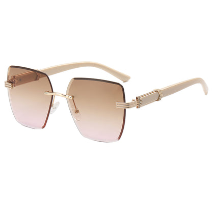 Rimless UV400 Luxury Sun Glasses