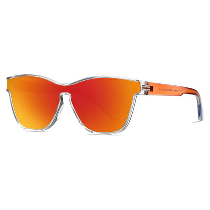 Polarized Light Weight one-piece lens Sunglasses