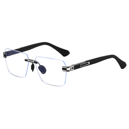 Men's Gradient Rimless Sunglasses