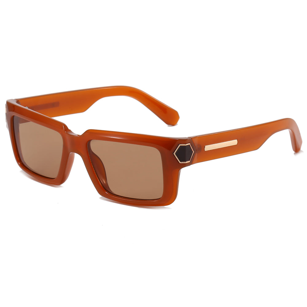 Classic Rectangle Thick Shades Sunglasses