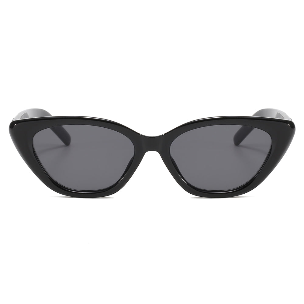 Retro Plastic Small Triangle Cat Eye Vacation Sunglasses