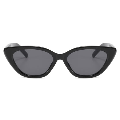 Retro Plastic Small Triangle Cat Eye Vacation Sunglasses