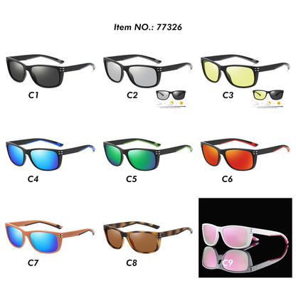 Square High Quality Polarized Sporty Outdoor Sunglasses