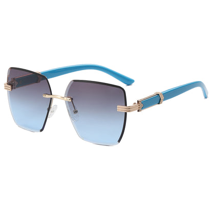 Rimless UV400 Luxury Sun Glasses