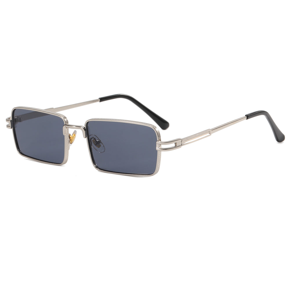 Small Rectangle Metal Frame Sunglasses