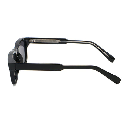 Classic Oversized Thick Square Reinforced Wire-Core Temples Sunglasses