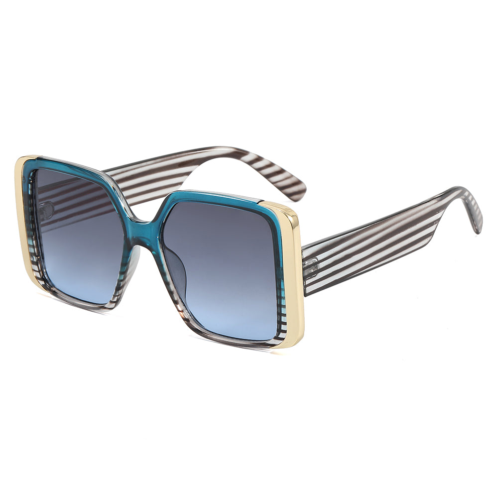 Square Gradient Shades oversized Sunglasses