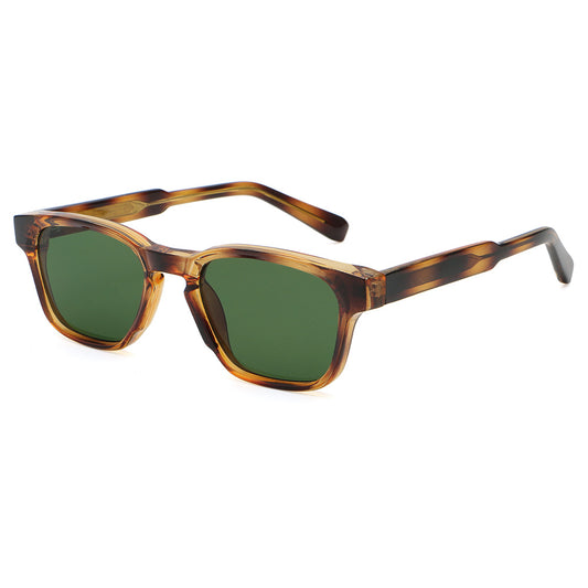 Classic Oversized Thick Square Reinforced Wire-Core Temples Sunglasses