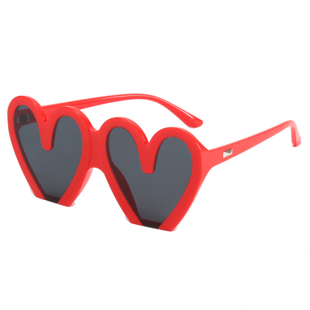 Lovely Cute Heart Shaped Sunglasses
